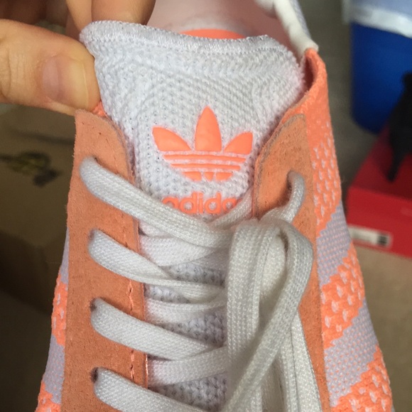 Bright Pink Adidas Sneakers - Picture 5 of 6